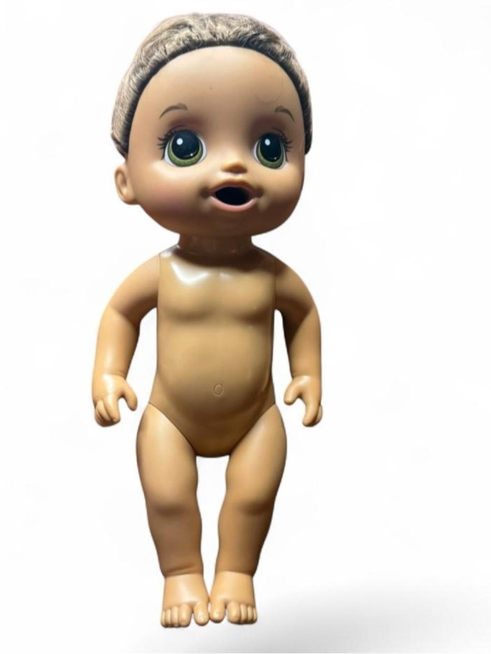Hasbro 2018 Baby Alive Doll E6944 Brunette Curly Hair 12"